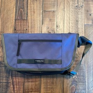 Timbuk2 Sling bag. Color: Blue/Forrest Green. Gently used with no wear.